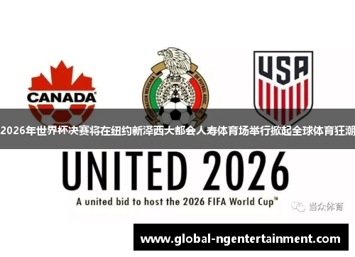 2026年世界杯决赛将在纽约新泽西大都会人寿体育场举行掀起全球体育狂潮